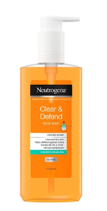 Neutrogena Clear & Defend Facial Wash
Neutrogena Clear & Defend Facial Wash
