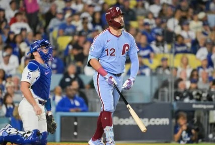 phillies vs dodgers match player stats